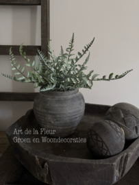 Steker | Varen bos grijstinten 36 cm steel mee gemeten