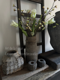 Samengesteld , XL Tulpen , Pimpernel , bloesem en Gagel  Wit