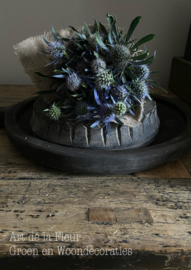 Mini Toefje | Blauw disteltoefje M met doek