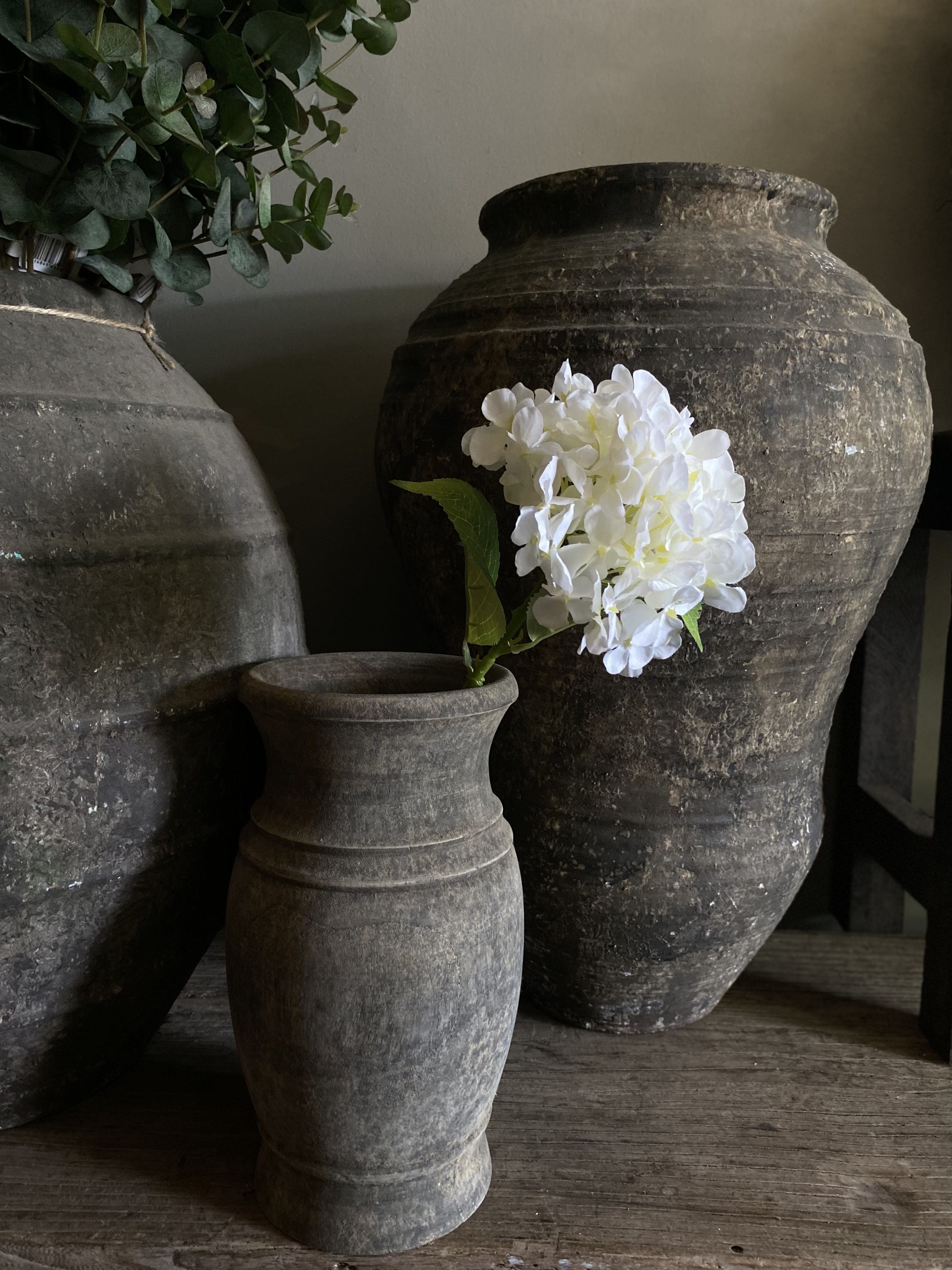 Hortensia wit 65 cm