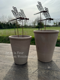 Roest tuinsteker Libelle 38 cm