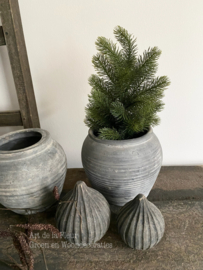 Kunst | Kerstboom Abies 13 x 13 x 32 cm groen