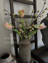 Samengesteld , Bloesem, Pimpernel en Tulpen