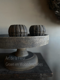 Houten Waxinehouder Buru Carve | Island Collection