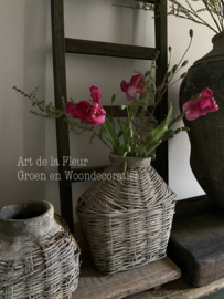 3 kunst Tulpen XL met Asparagus en Groene Pimpernel