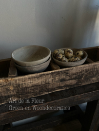 Vakken bak 60 x 14 x 7  excl inhoud