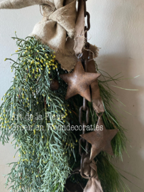 Kerst toef met sterretjes en klok M