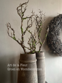 Vaas | kruik Haji 15 x 15 x 35 zwaar sleets hout