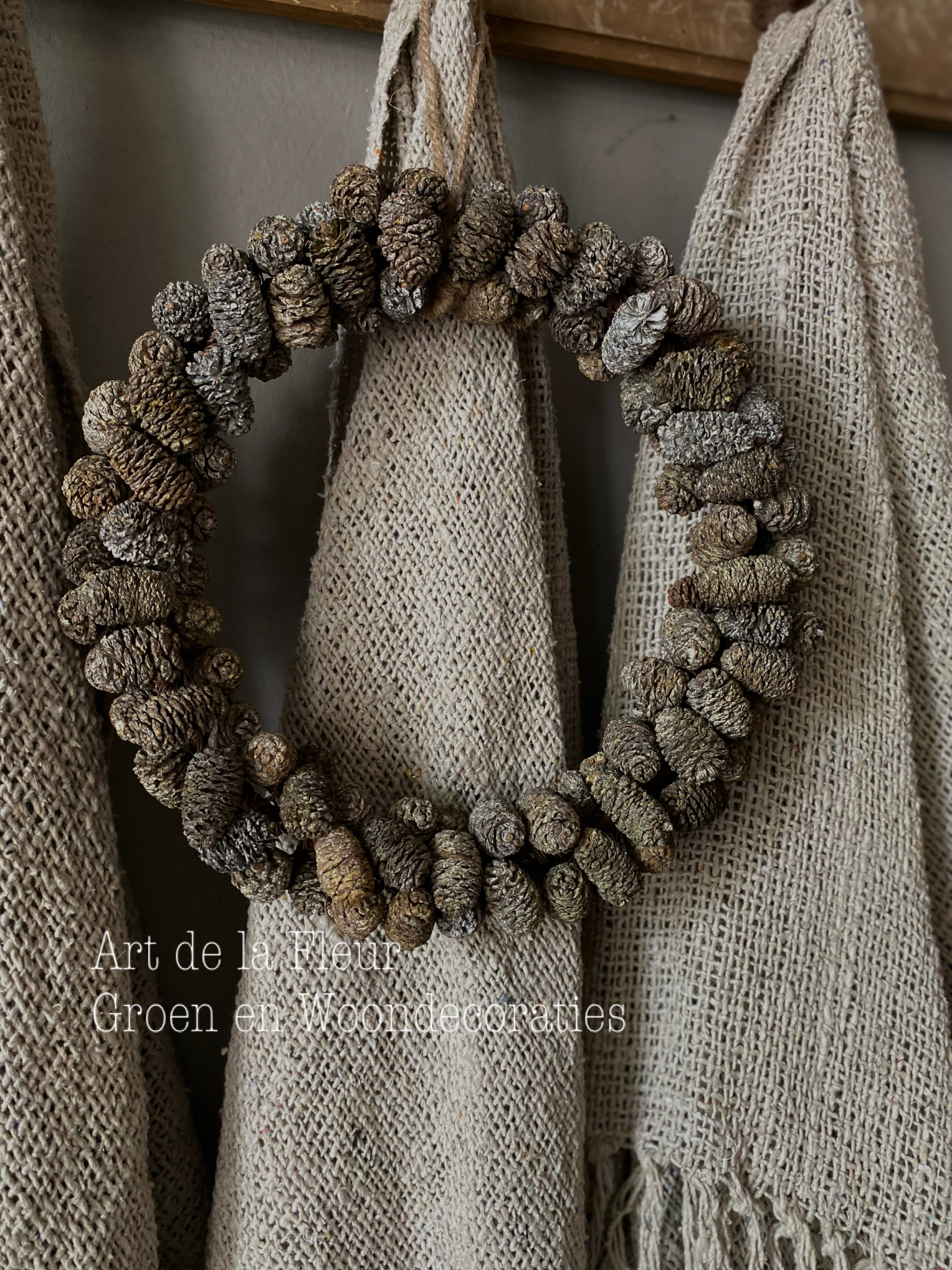 Kransje ( echte materialen ) 25 cm