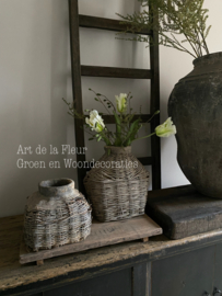 3 kunst Tulpen XL met Asparagus en Groene Pimpernel