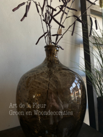 Dik glas fles  39 x 29 cm