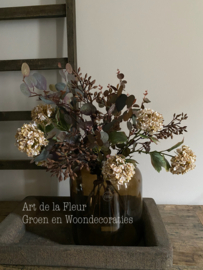 Boeket | Kunst boeket luchtig gebonden najaar