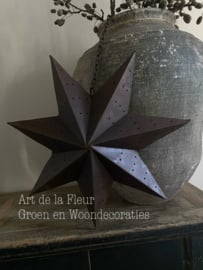 Ster hangend 50 cm met lange ketting en haak