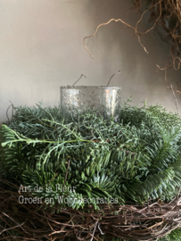 Kerst Tulband 30 cm incl windlicht week 47