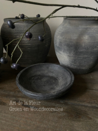 Klein schaaltje op voet  glad  14 x 14