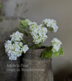 Steker mini Hortensia wit
