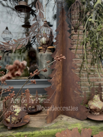 Roestige kerstboom 95 cm