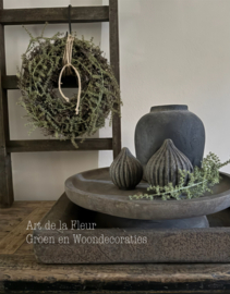 Krans | Bonsai Krans met kunst asparagus ruim 30 cm
