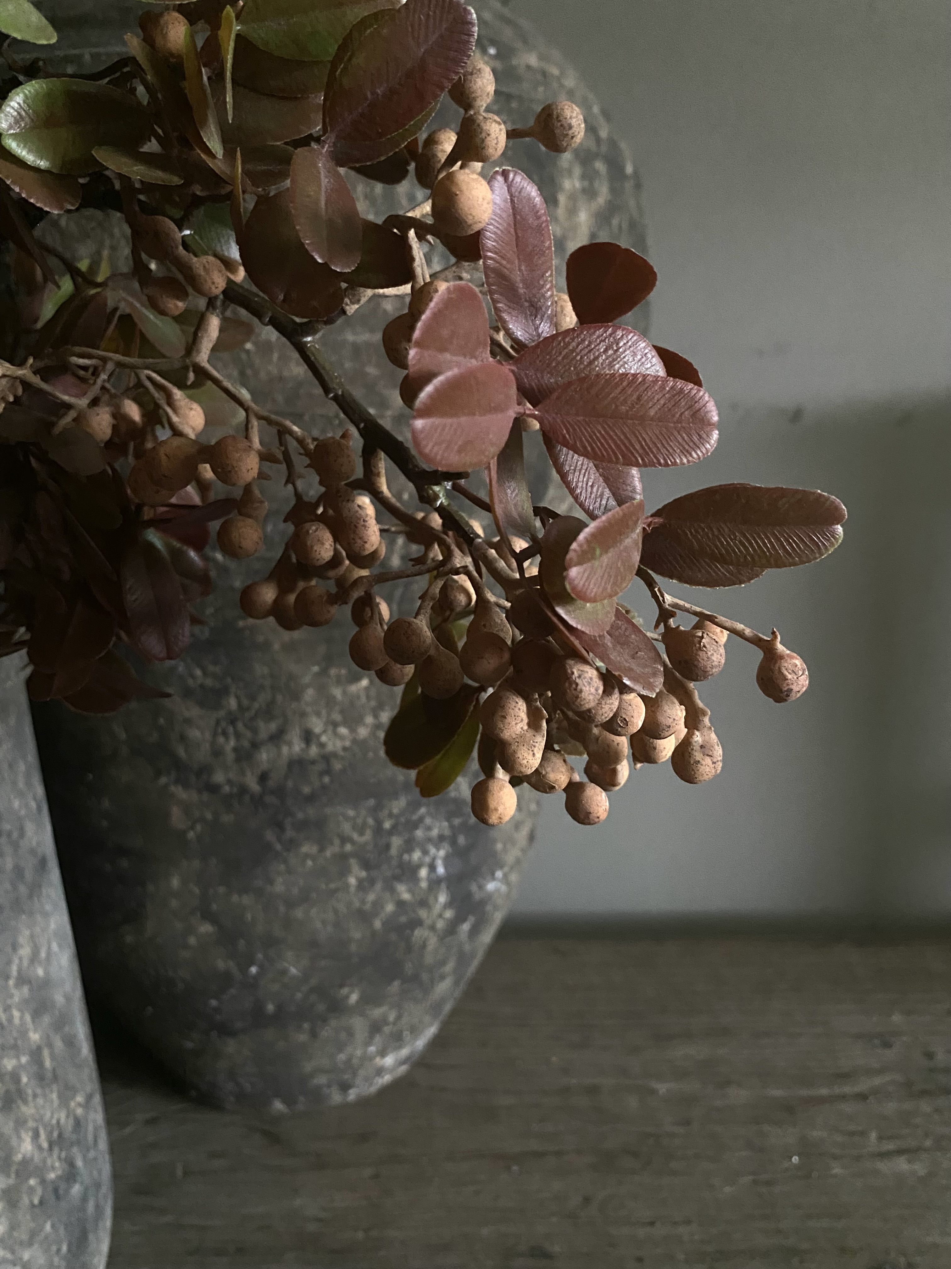 Berry Plant brown berry spray L 68,5 cm