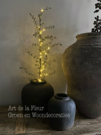 Kunst Cedrus boompje met ledlampjes 95 cm ( excl pot )