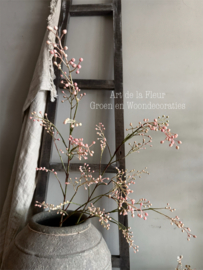 Rose Hip Spray | Zacht Roze 9-vertakkingen 123 cm