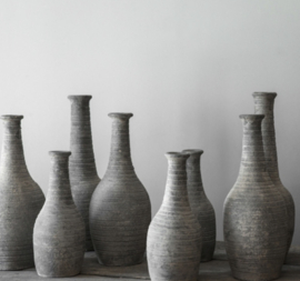 Clay bottle Emily large | cement