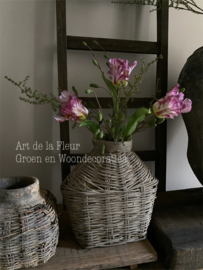3 kunst Tulpen XL met Asparagus en Groene Pimpernel