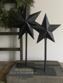 Metalen ster op voet | Medium 72 cm