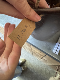 Oud uitziende emmer  H 30 x 27