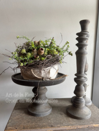 Taartje kunst | Taartje kunstgroen groen tinten 20 cm doorsnede