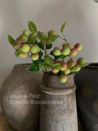 Kunst appeltjes tak groen 55 cm