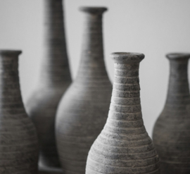 Clay bottle Emily small | cement