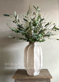 Pluk Boeket | Kunst plukboeket groen tinten en Pimpernel