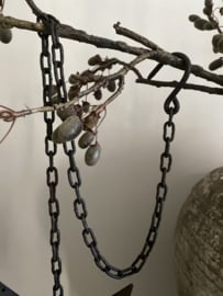 Ster hangend 30 cm met lange ketting en haak