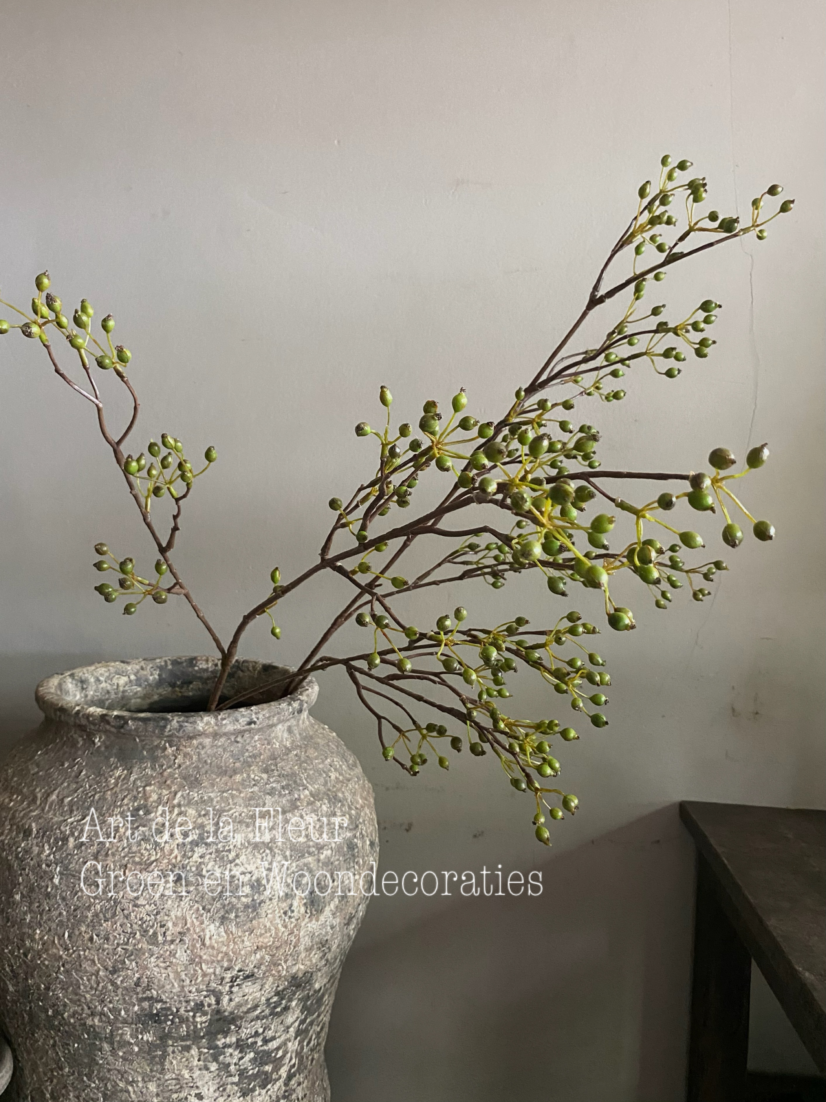 Rozenbotteltak warm Groen 100 cm