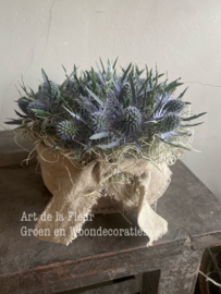 Taartje | zeer lang houdbaar 15 cm Blauwe Distel
