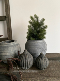 Kunst | Kerstboom Abies 13 x 13 x 32 cm groen