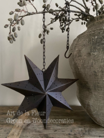 Ster hangend 50 cm met lange ketting en haak