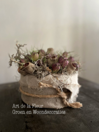 DIY Taartje met Nigella en Eucalyptus Bells 15 cm zeer eenvoudig