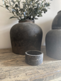 Black finish bakje van hout  10 x 5.5