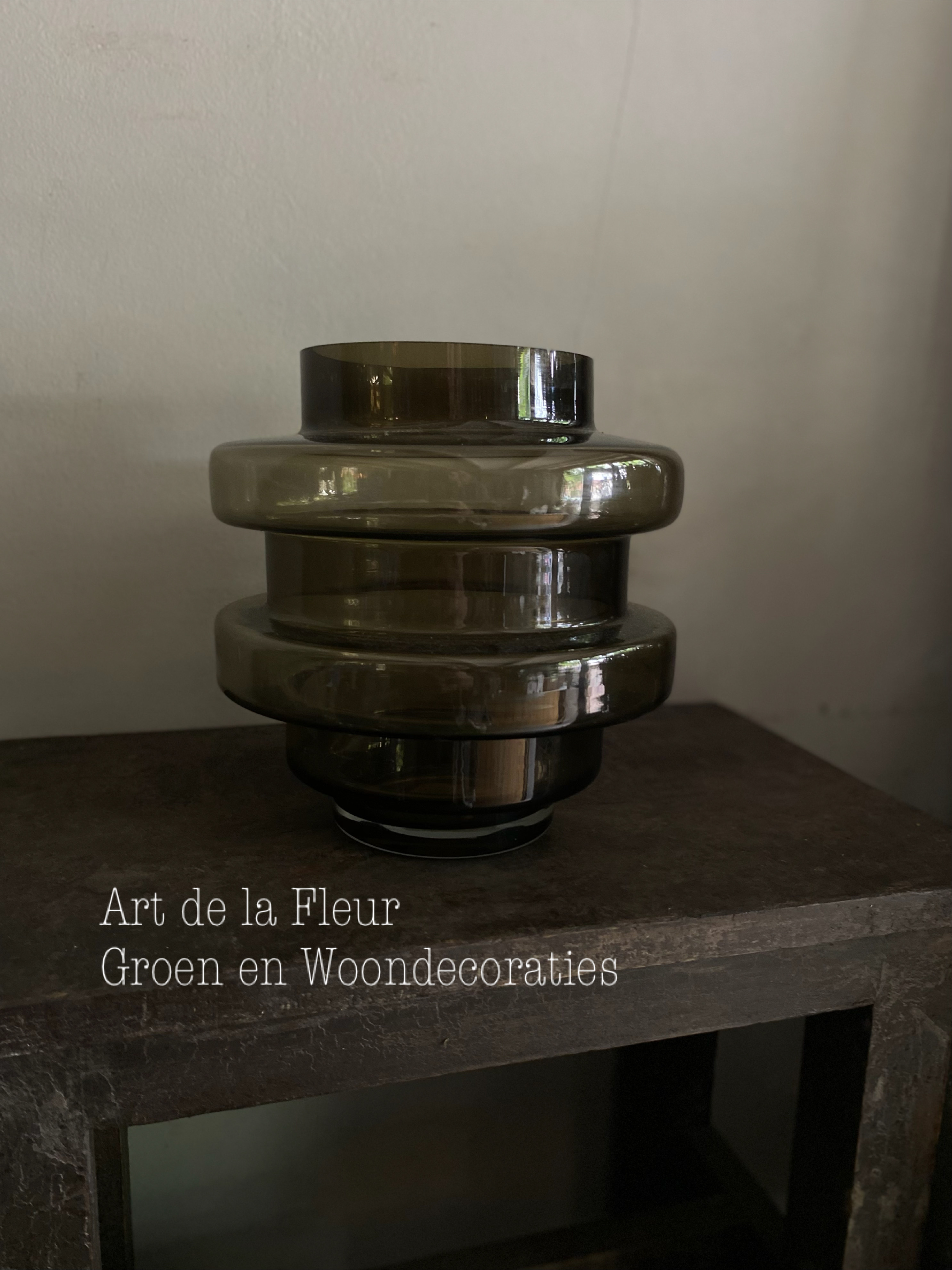 Vaas Disk bruin 23 x 23 x 23