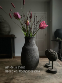 Franse kunst Tulpen ( 3 ) met Pimpernel ( 2 ) en Gagel Mauve