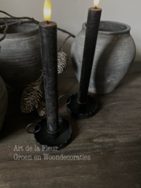 Klein blakertje zwart 8.5 x 8.5