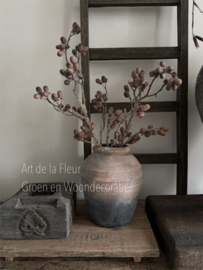 Vaas met twee kunst Dadeltakken