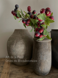 Kunst appeltjes tak rood 55 cm