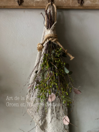 Kunst toef groene Rozenbottel