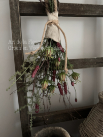 Toef met kunsttakken en echte Berk / Gagel