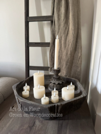 Home Society | Led tealight Recharge set van 6 Off white