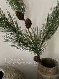 Pine spray grey / green 84 cm