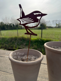 Roest tuinsteker winterkoning 38 cm